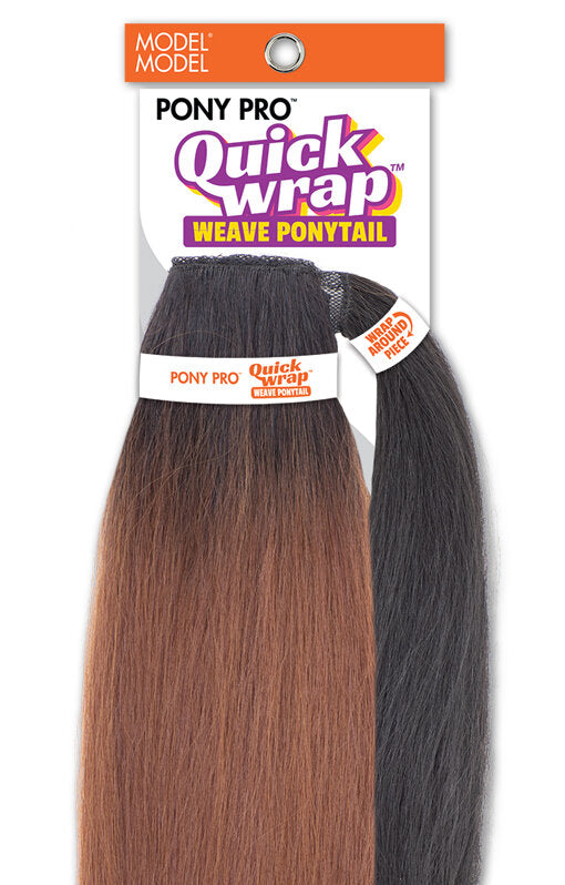 Smooth Straight 24" Pony Pro Quick Wrap Ponytail 24"
