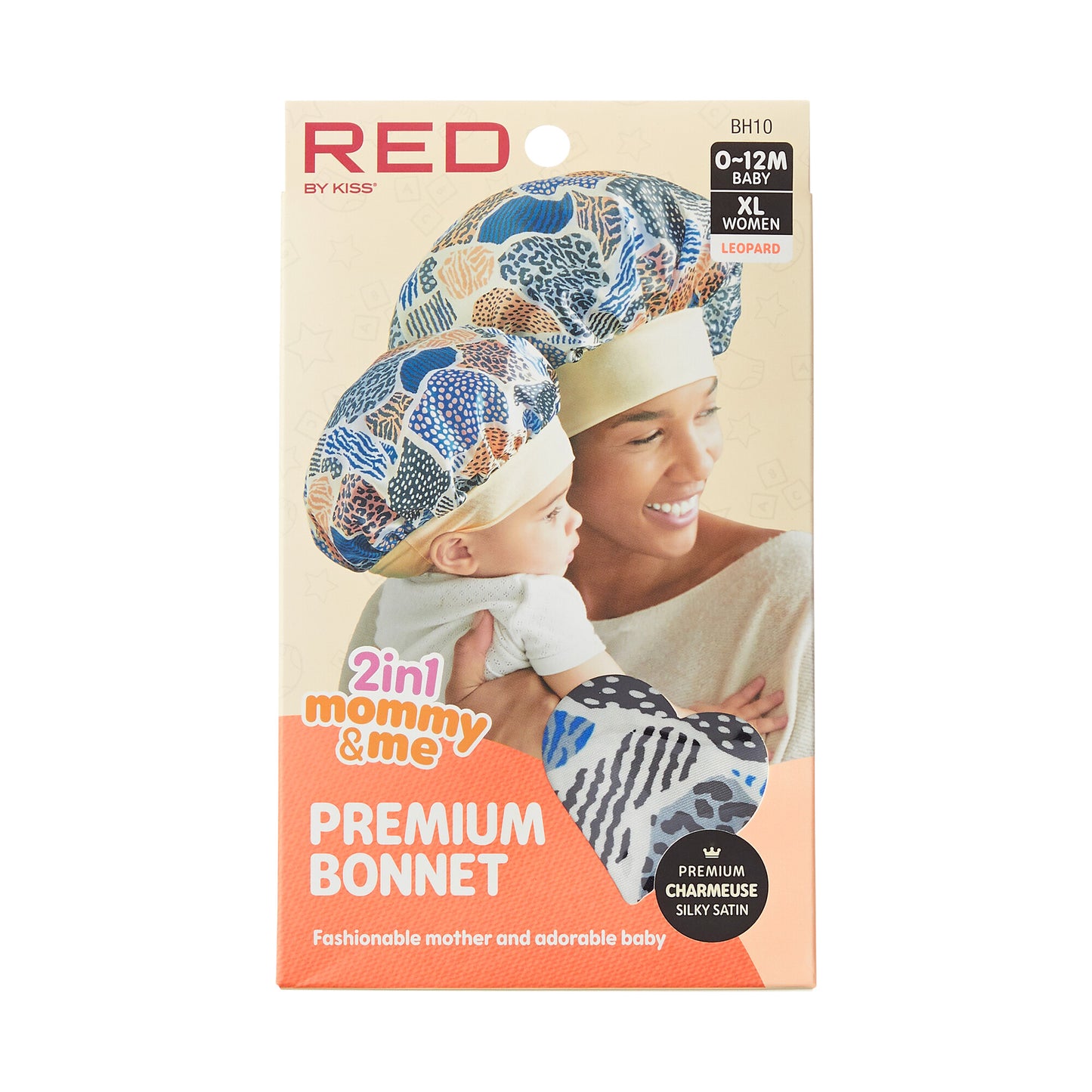 Red by Kiss Mommy & Me Satin Bonnet