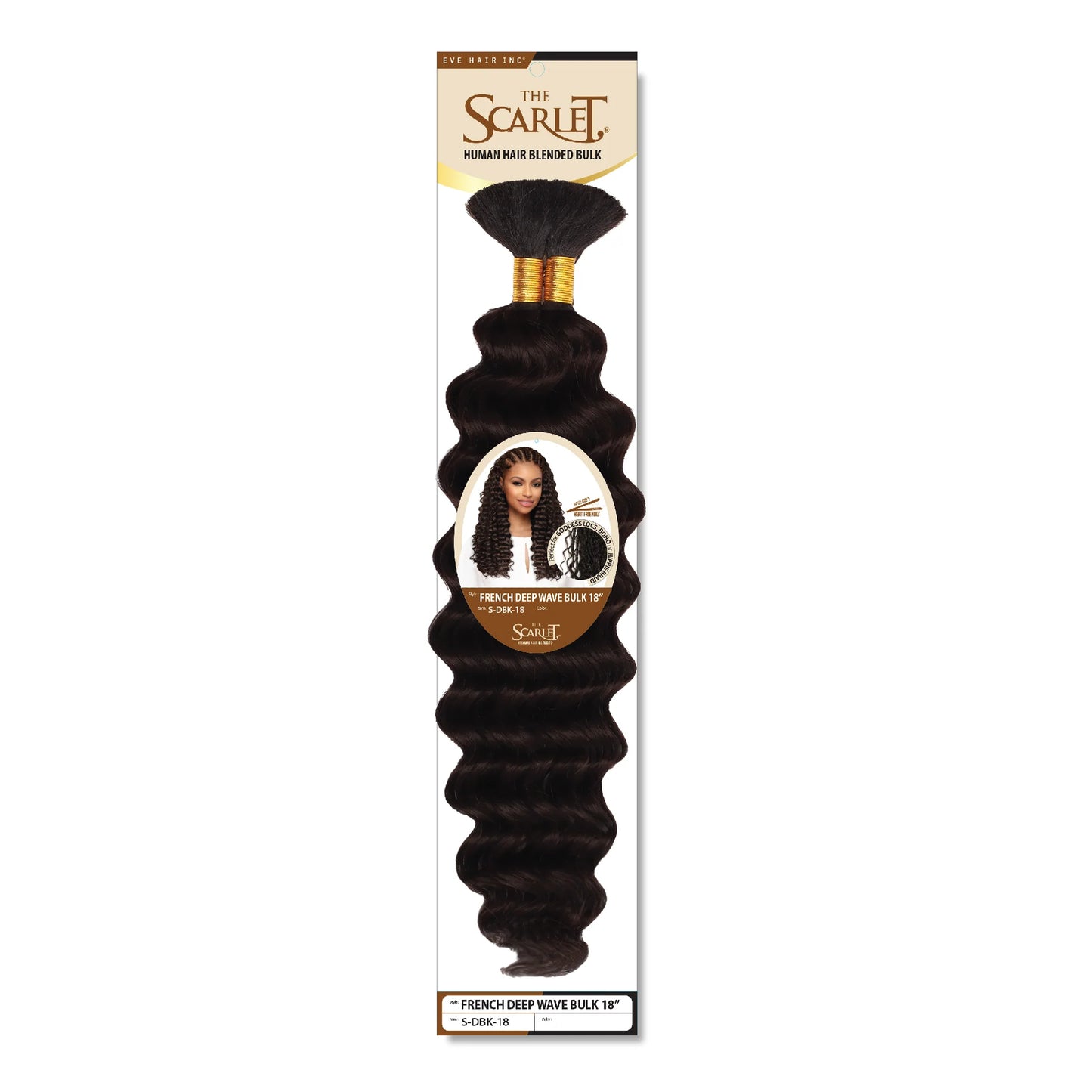 Eve Scarlet French Deep Wave Bulk 22"