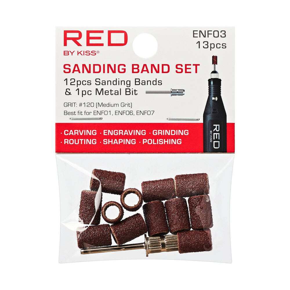 Red by Kiss Sanding Band Set
