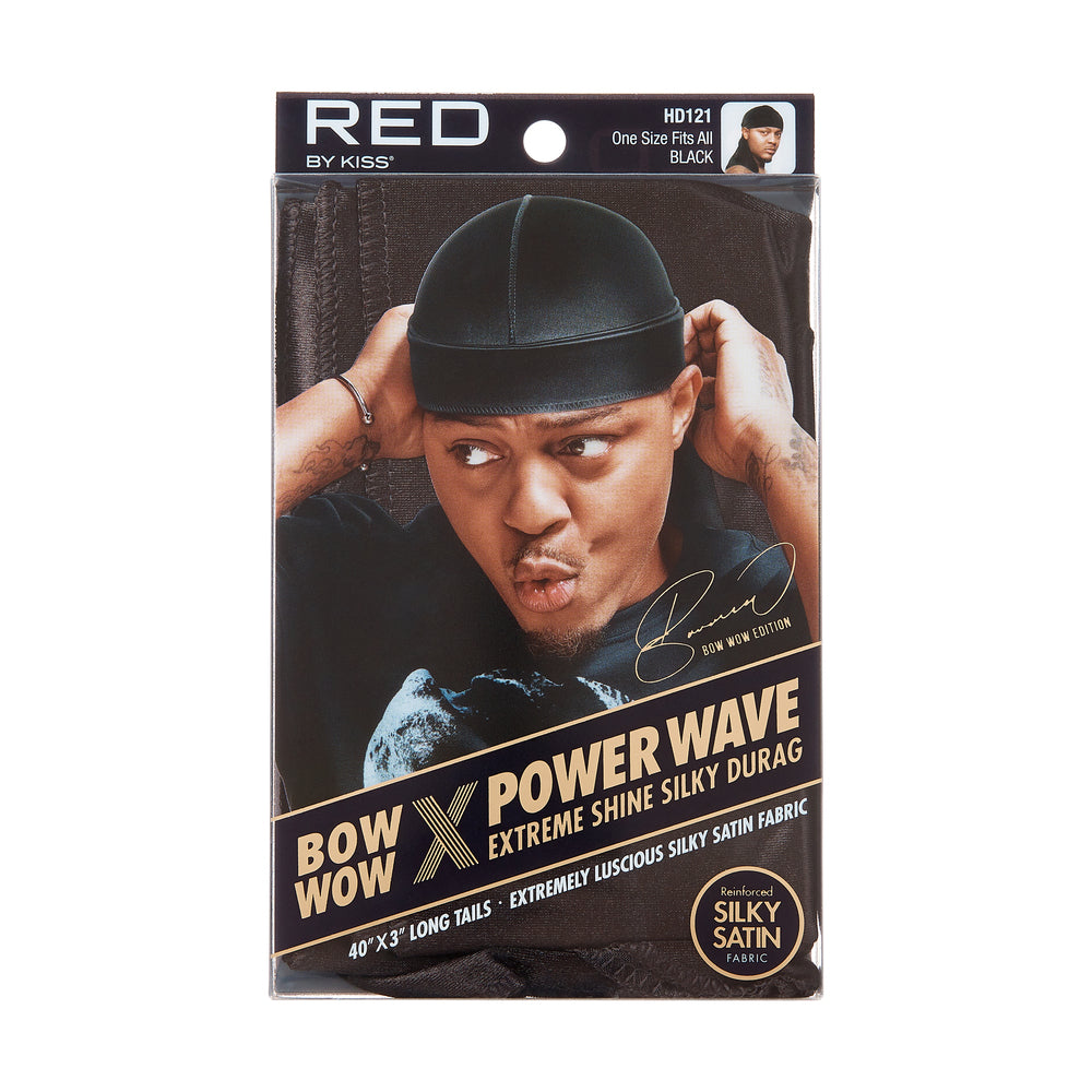 Red by Kiss Bow Wow X Power Wave Extreme Shine Silky Durag