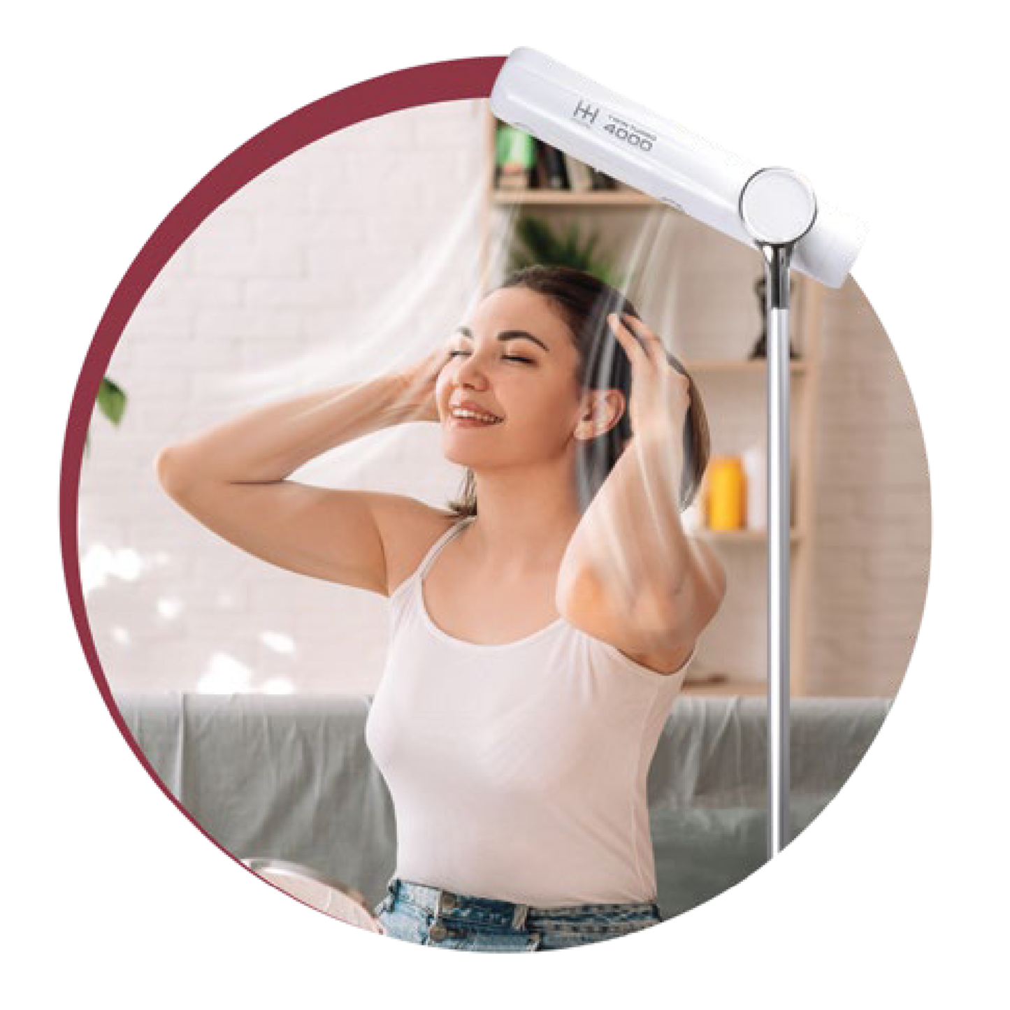 Hot & Hotter Twin Turbo 4000 Adjustable Handsfree Stand Drye