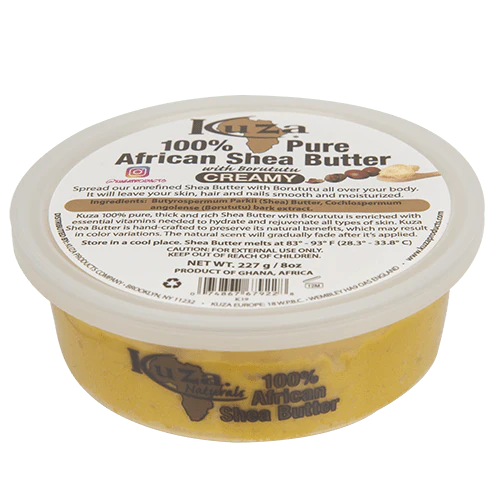 Kuza 100% Pure African Shea Butter With Borututu Yellow Creamy