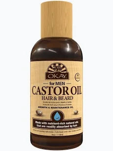 Okay Men Castor Oil Beard Growth Oil 4oz