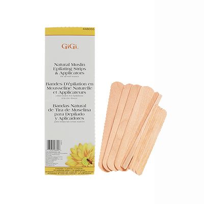 GiGi Natural Muslin Elipating Strips & Applicator Combo