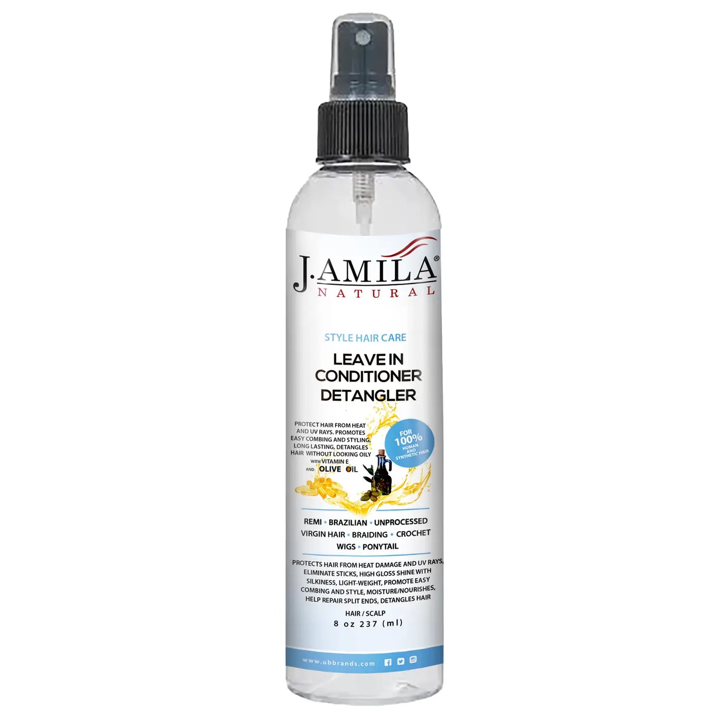 J.amila Leave-In Conditioner Detangler 8oz