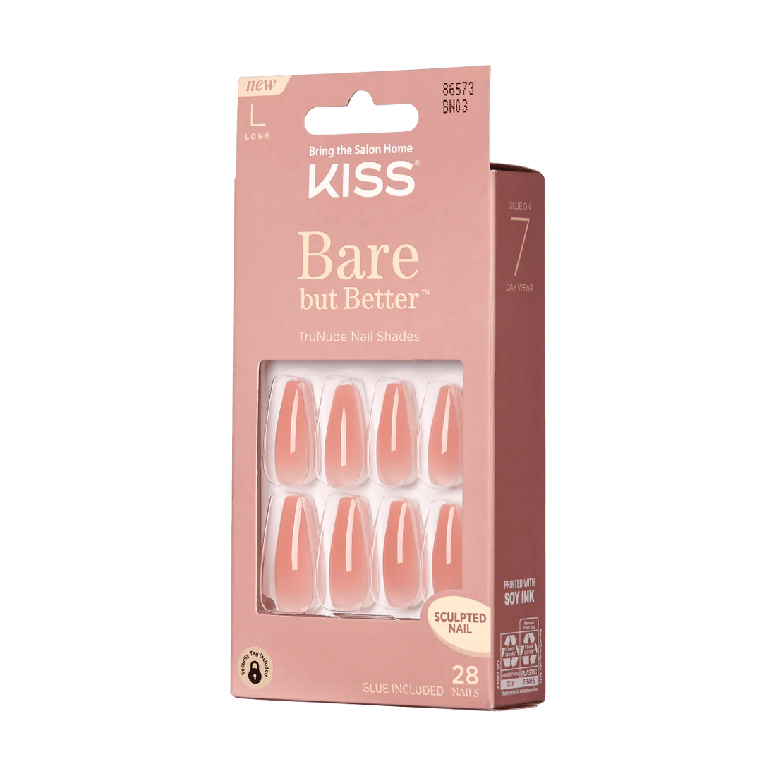 Kiss Bare but Better Nude Glow Nails BN03