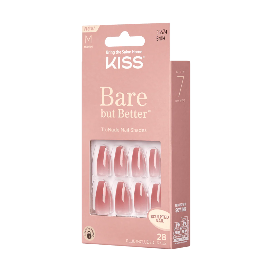 Kiss Bare but Better Nude Nude Nails BN04