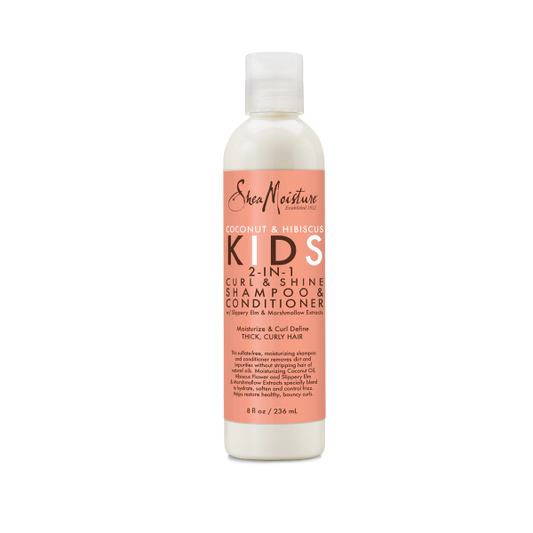 Shea Moisture Coconut & Hibiscus Kids 2-In-1 Curl & Shine Shampoo & Conditioner