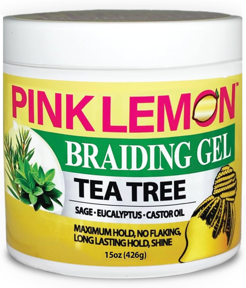 Pink Lemon Tea Tree Braiding Gel