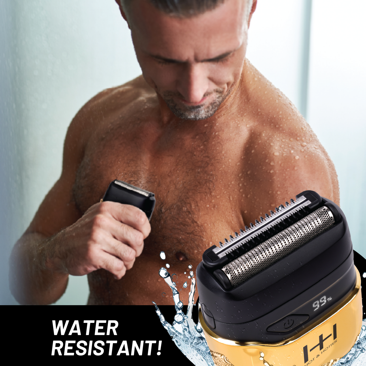 Hot & Hotter Dual Blade Mini Shaver, Gold