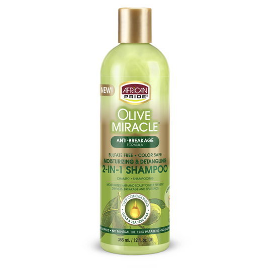 African Pride Olive Miracle 2-in-1 Shampoo