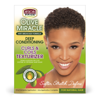 African Pride Olive Miracle Texturizer Kit