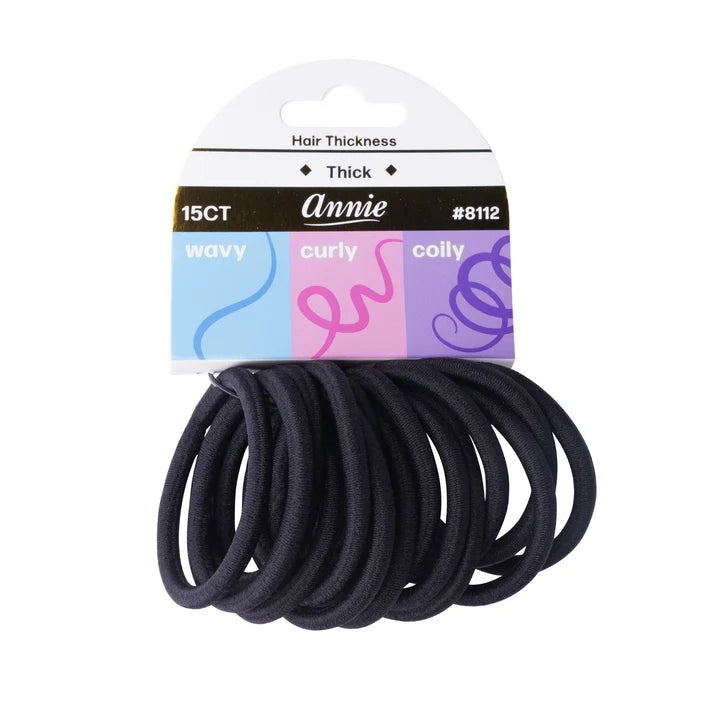 Annie Elastic Ponytail Holders 15ct