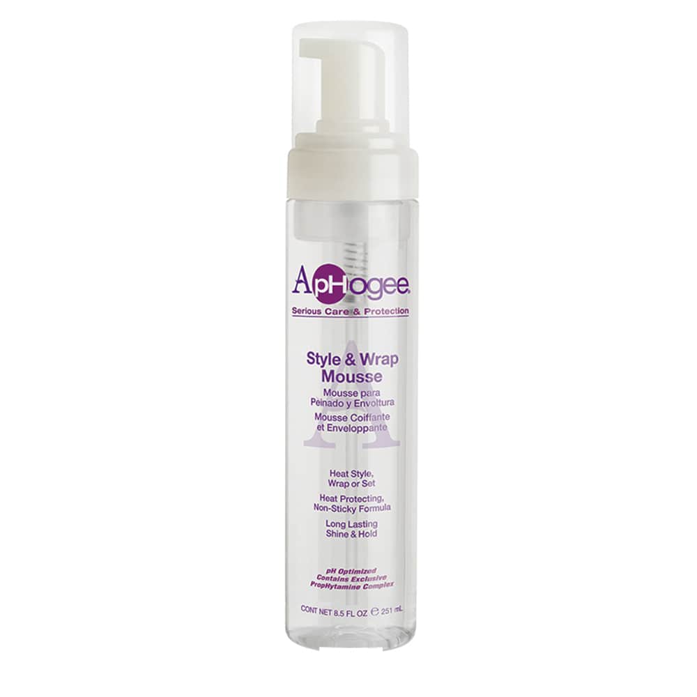 Aphogee Style & Wrap Mousse 8.5 oz