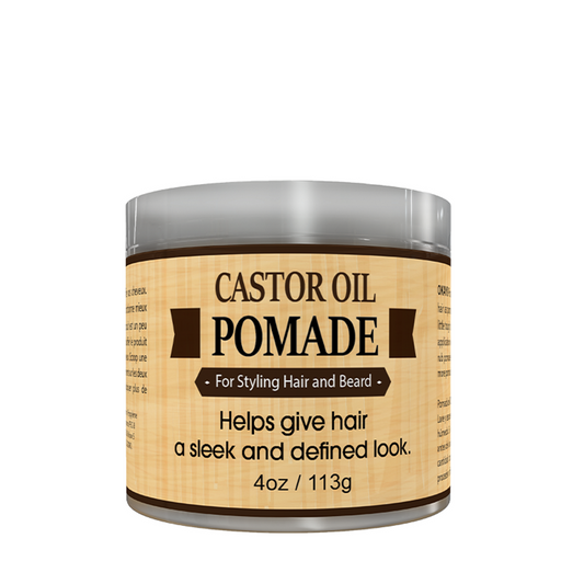 OKAY Men Castor Oil Beard and Hair Pomade 4oz