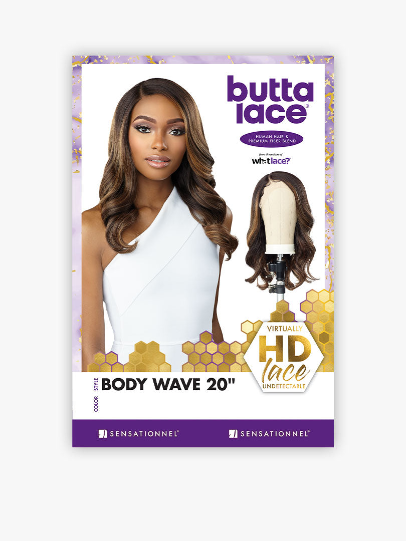 Butta Lace Human Hair Blend Body Wave 20" Wig