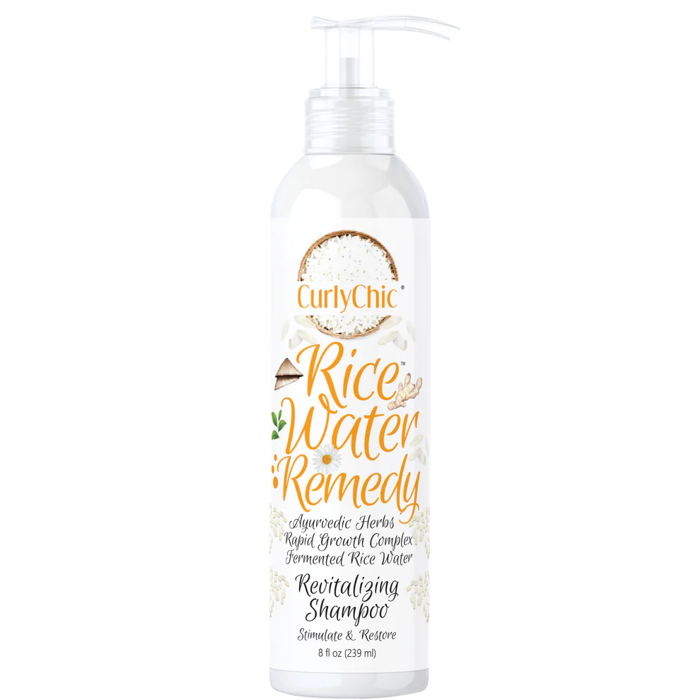 CurlyChic Rice Water Revitalizing Shampoo 8oz