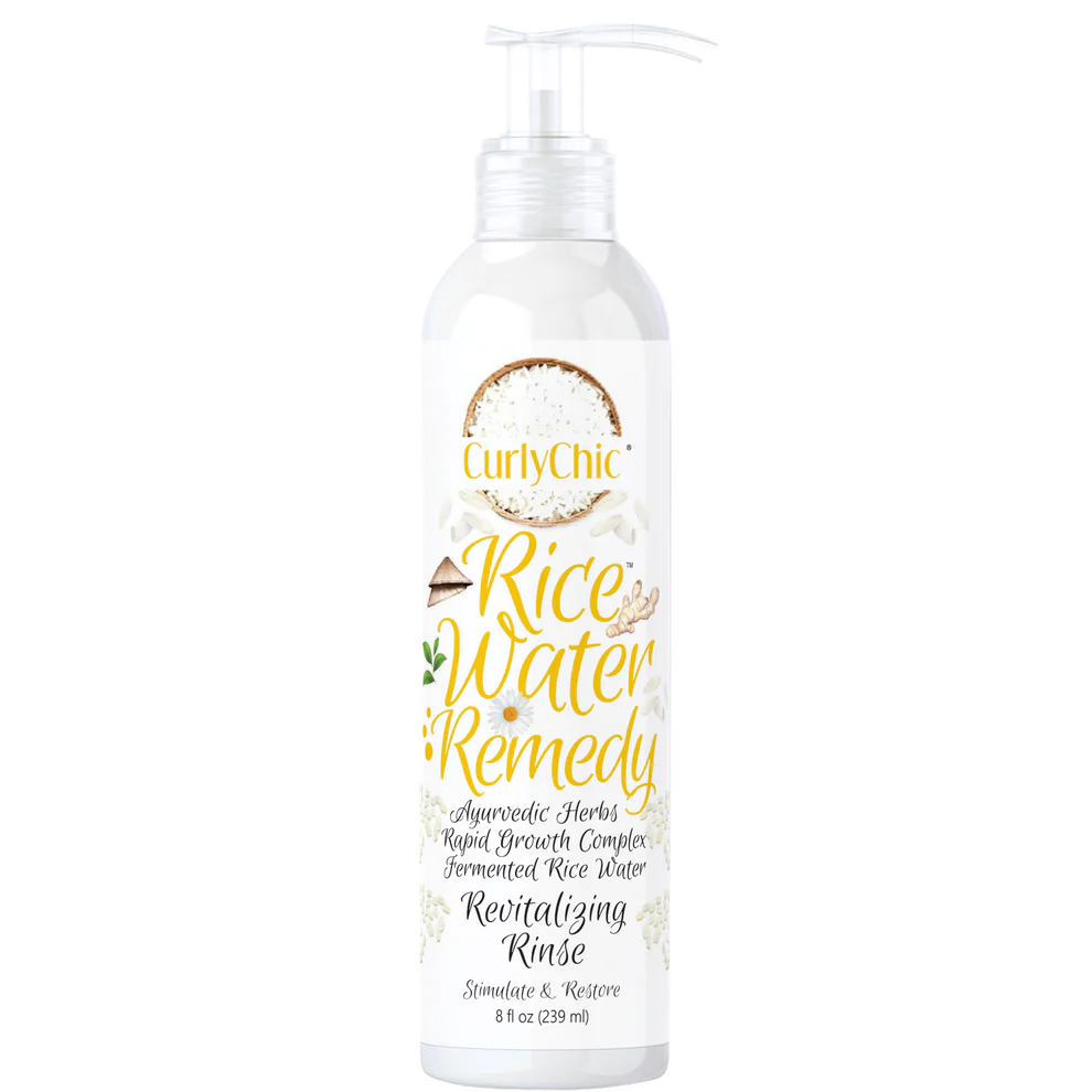 CurlyChic Rice Water Revitalizing Hair Rinse 8oz