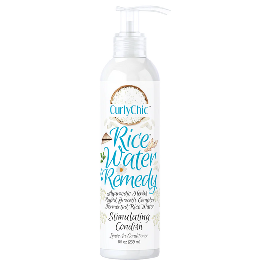 CurlyChic Rice Water Stimulating Condish 8oz