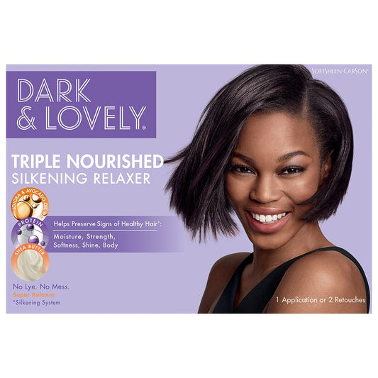 Dark and Lovely Triple Nourished Relaxer Super