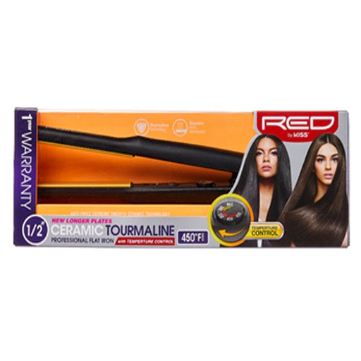 Red by Kiss 1/2" Ceramic Tourmaline Flat Iron