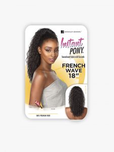 French Wave Instant Ponytail 18"