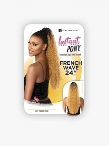 French Wave Instant Ponytail 24"