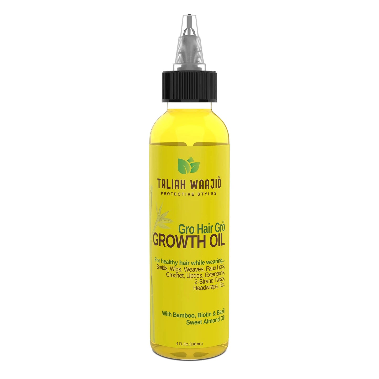 Taliah Waajid Gro Hair Gro Bamboo And Coconut Milk Growth Oil 4oz