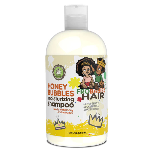 Fro Babies Honey Bubbles Moisturizing Shampoo 12oz