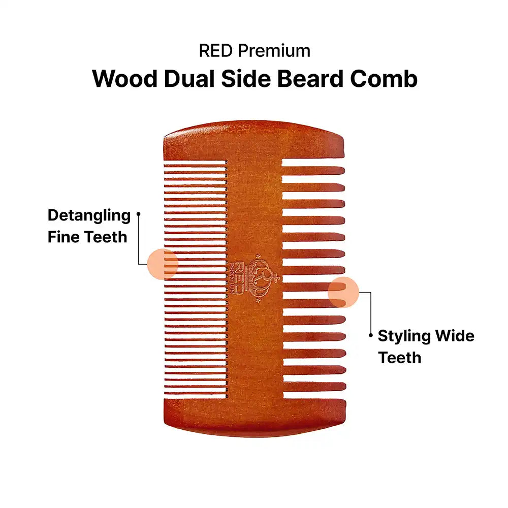 Red by Kiss Dual Side Beard Comb