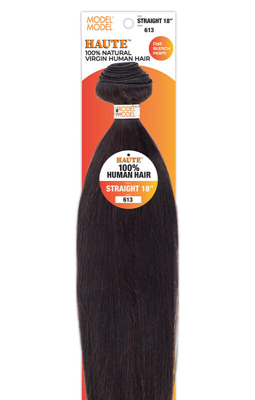 Haute Straight 100% Virgin Human Hair Bundle