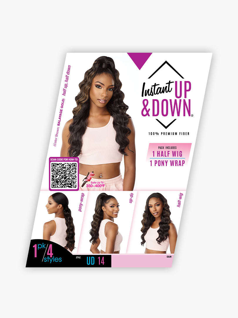 Instant Up & Down Ponytail & Wig UD14