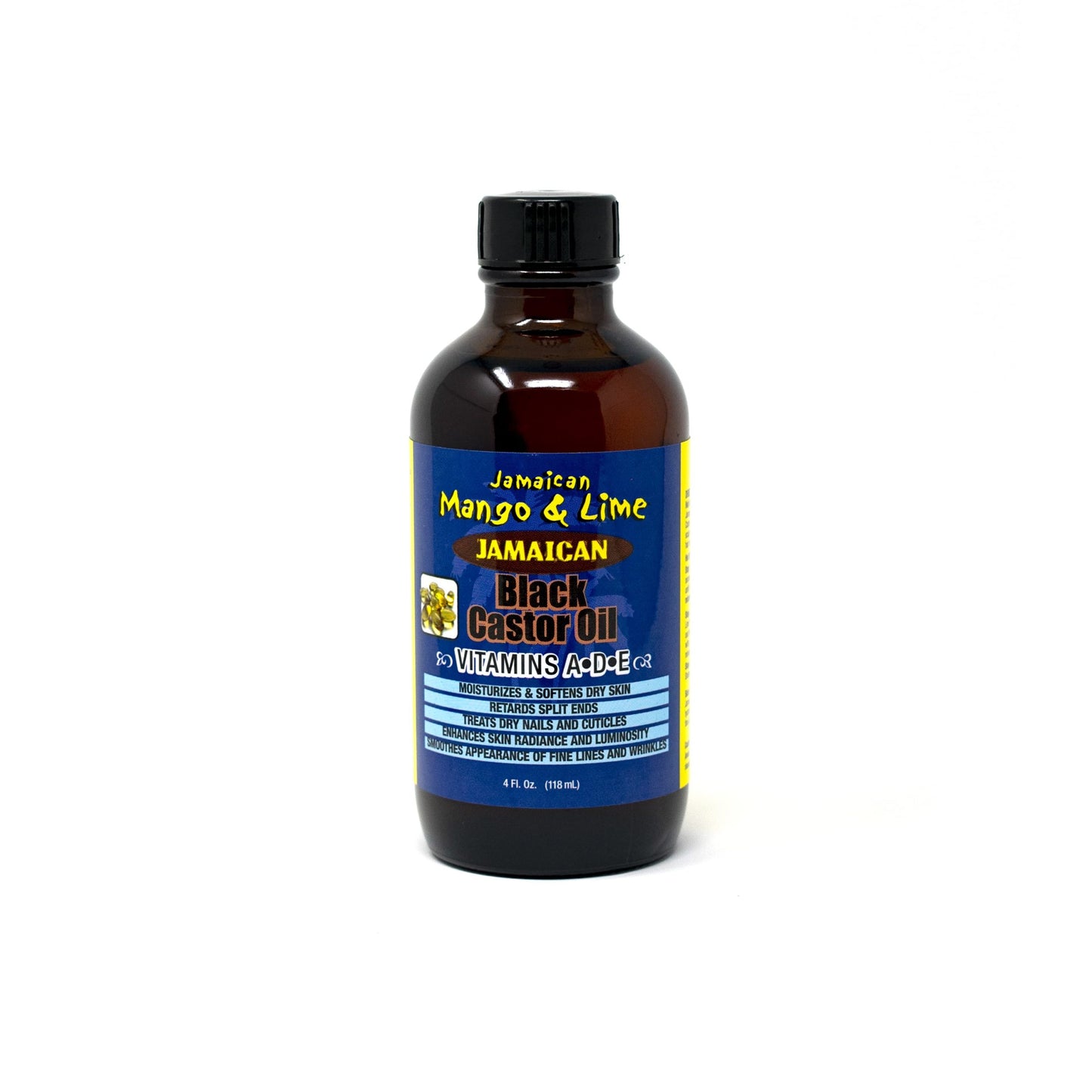 Jamaican Mango & Lime Jamaican Black Castor Oil Vitamin A-D-E 4oz