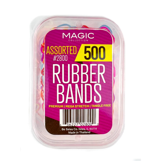 Magic Collection 500ct Rubber Band-Assorted Colors