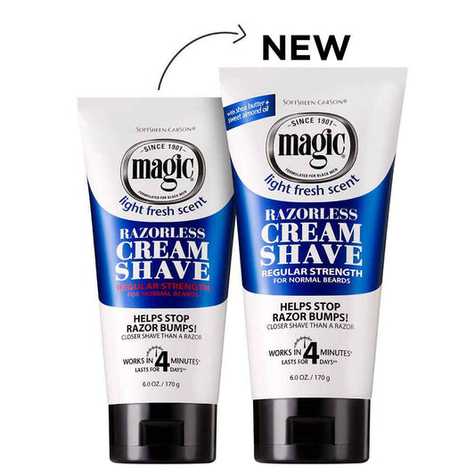 Magic Razorless Cream Shave Regular Strength 6oz