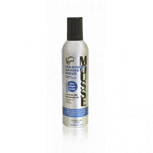 Vigorol Mousse Maximum Shine & Wave 12oz