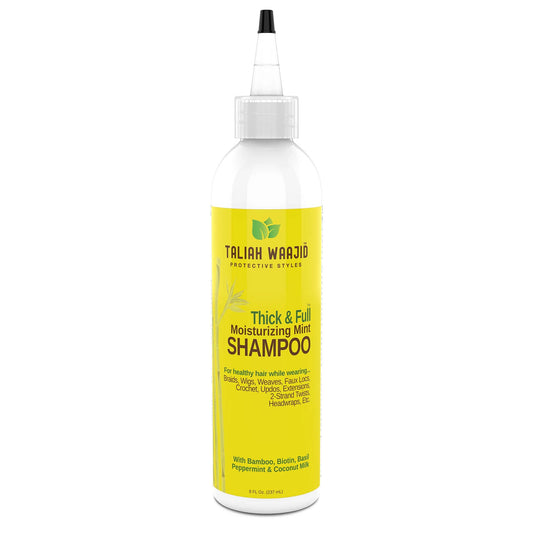 Taliah Waajid Bamboo And Coconut Milk Moisturizing Mint Shampoo 8oz