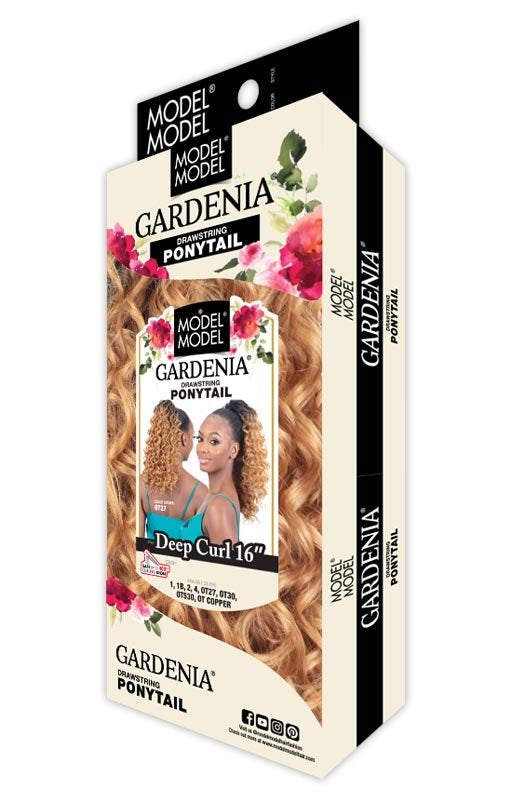 Gardenia Deep Curl Ponytail 16"