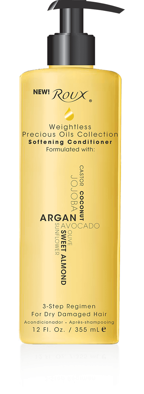 Roux Weightless Precious Oils Collection Softening Conditioner 12oz