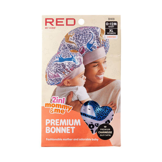Red by Kiss Mommy & Me Satin Bonnet
