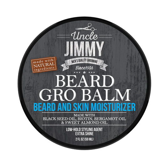 Uncle Jimmy Beard Gro Balm 2oz