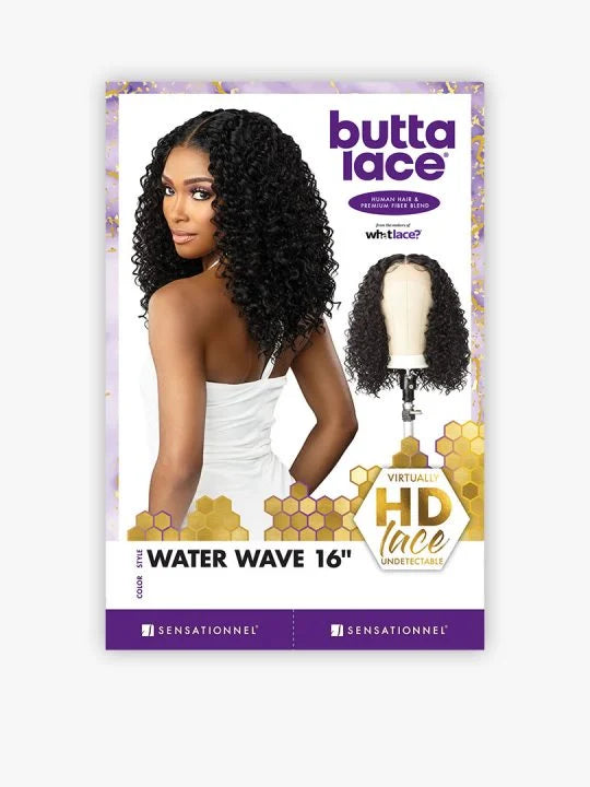 Butta Lace Human Hair Blend Water Wave 16" Wig