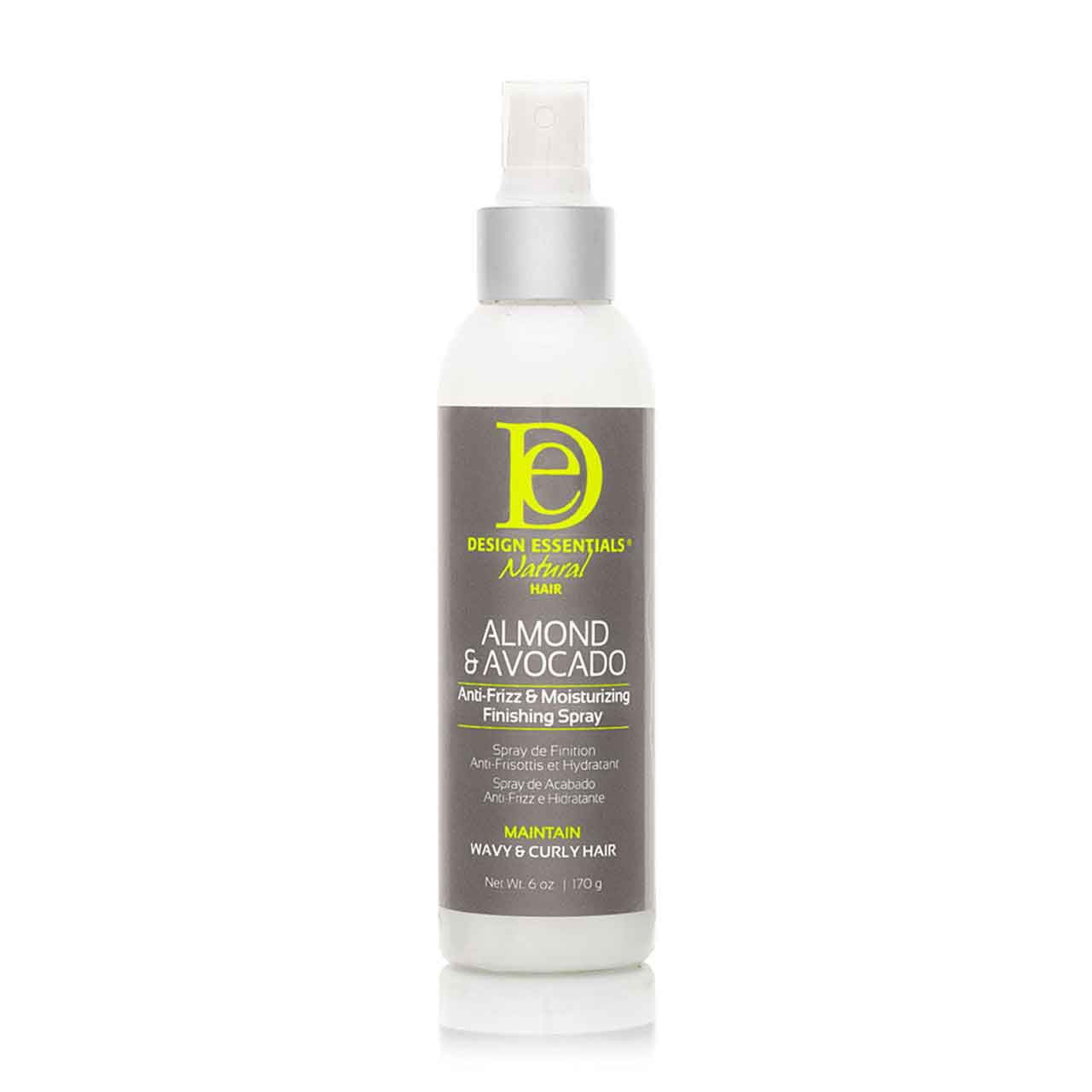 Design Essentials Almond & Avocado Anti-Frizz & Moisturizing Finishing Spray 6oz