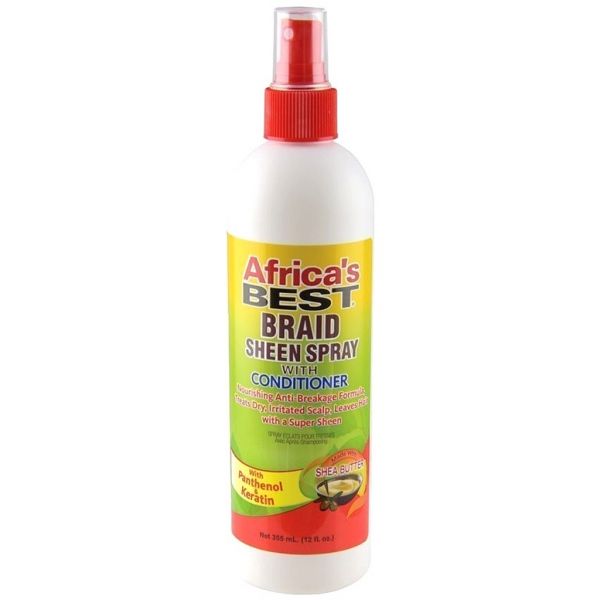 Africa's Best Braid Sheen Spray-12 oz