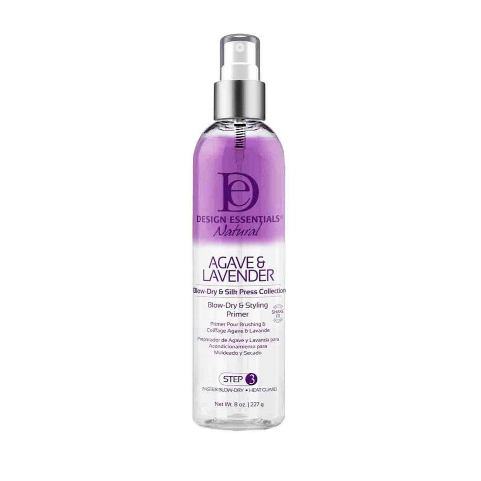 Design Essentials Agave & Lavender Moisturizing Blow-Dry & Styling Primer 8 oz