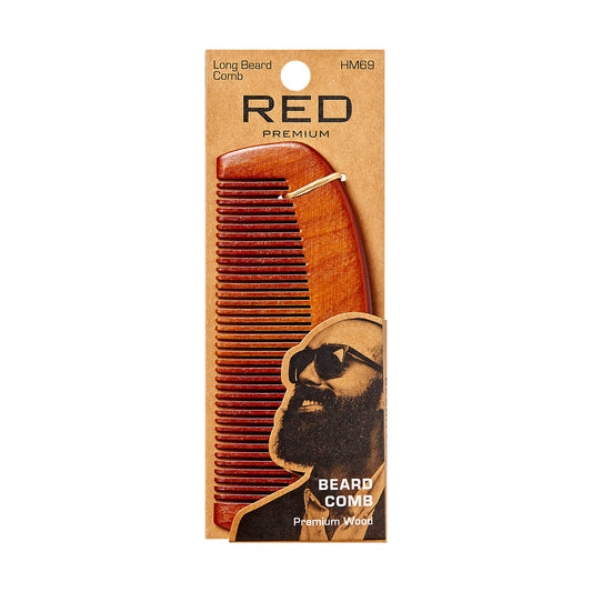 Red by Kiss Long Beard Comb