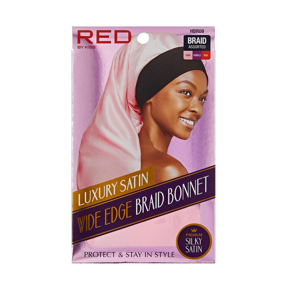 Red by Kiss Wide Edge Silky Braid Bonnet -Asst