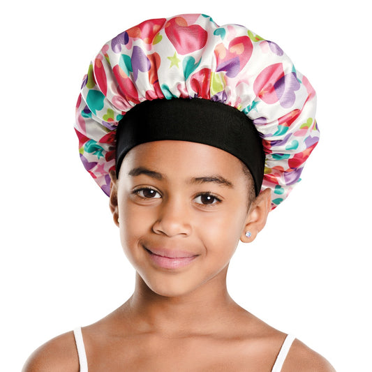 Red by Kiss Kids Satin Bonnet Double Wear