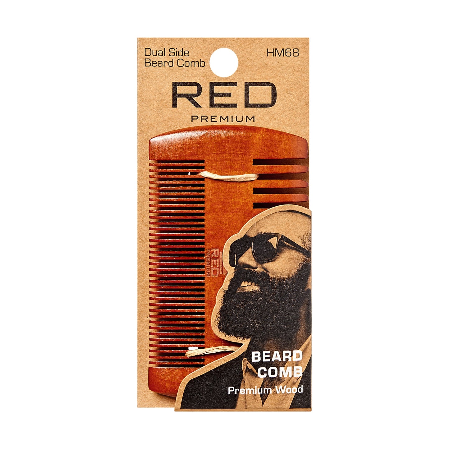 Red by Kiss Dual Side Beard Comb